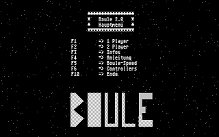 Boule atari screenshot